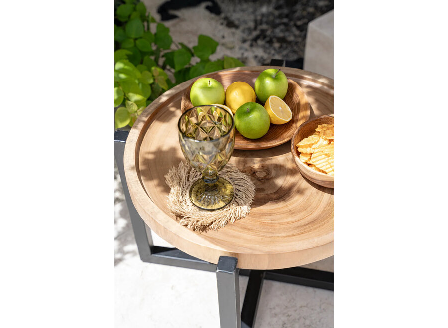 Il Sottobicchiere Fringe In Rafia - Naturale