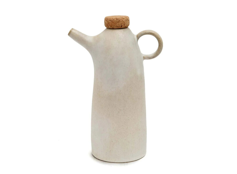 Olivenölflasche N°78 - Weiß