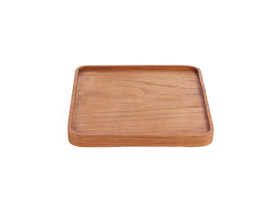 De Teak Square Bord - Naturel - M