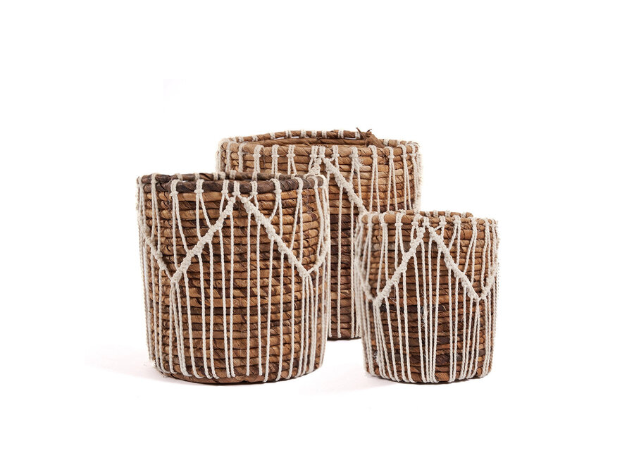 La Cesta Macra-mazing - Natural Blanco - S