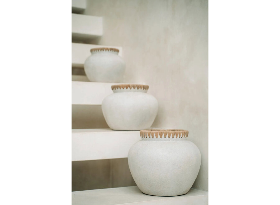 Le Vase Styly - Béton Naturel - L