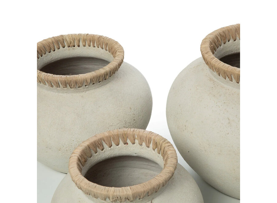 Le Vase Styly - Béton Naturel - L