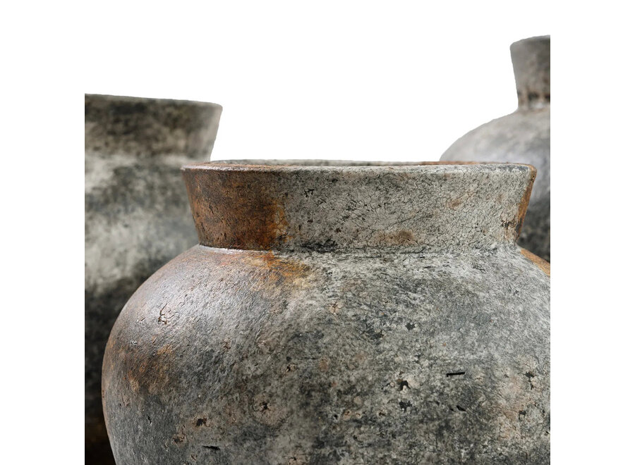 Le Vase Funky - Gris Antique - L
