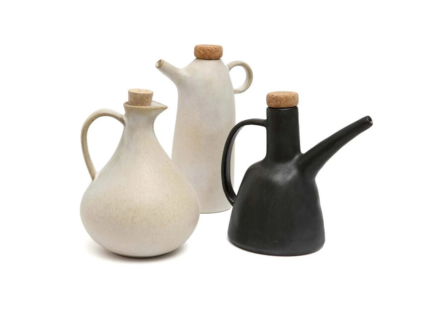 Botella De Aceite De Oliva N°80 - Blanca