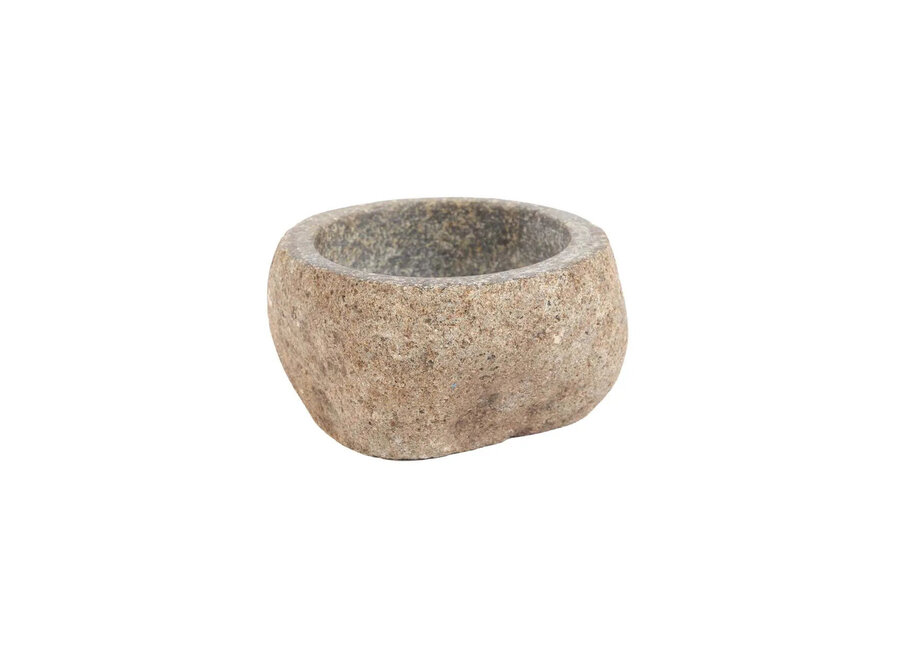 Die River Stone Schale - Schwarz - S