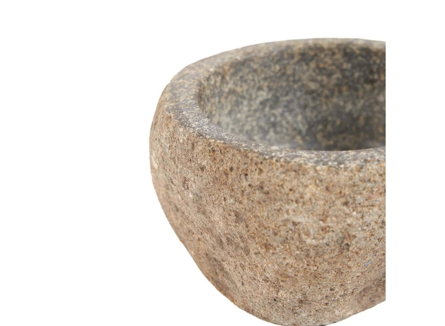 De River Stone Kom - Zwart - S