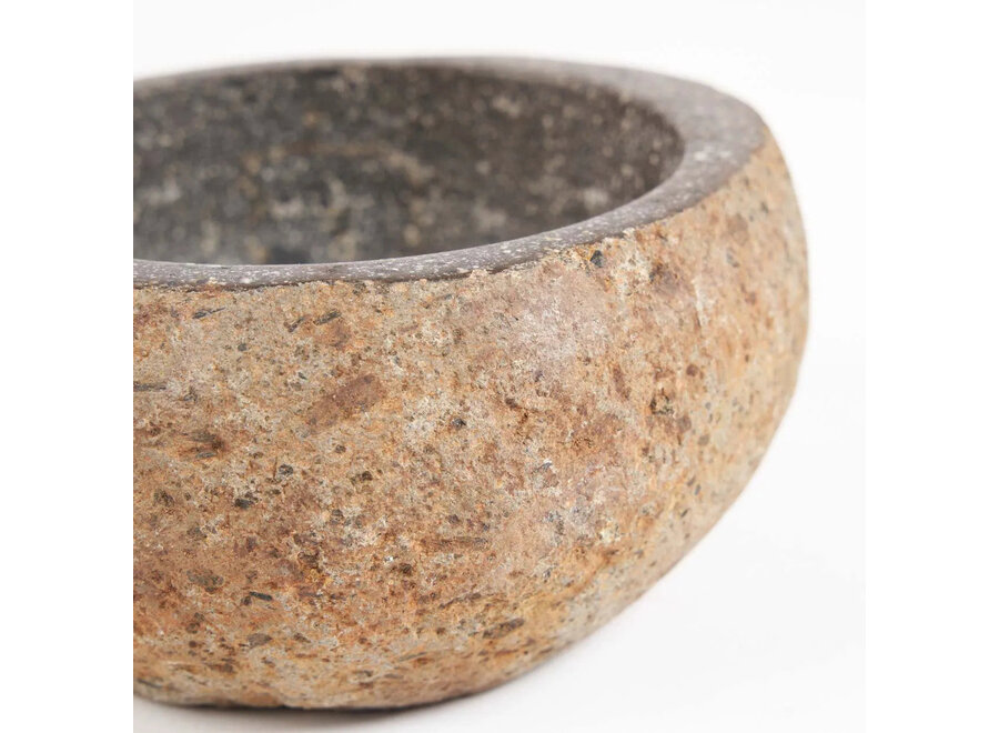 Die River Stone Schale - Schwarz - M