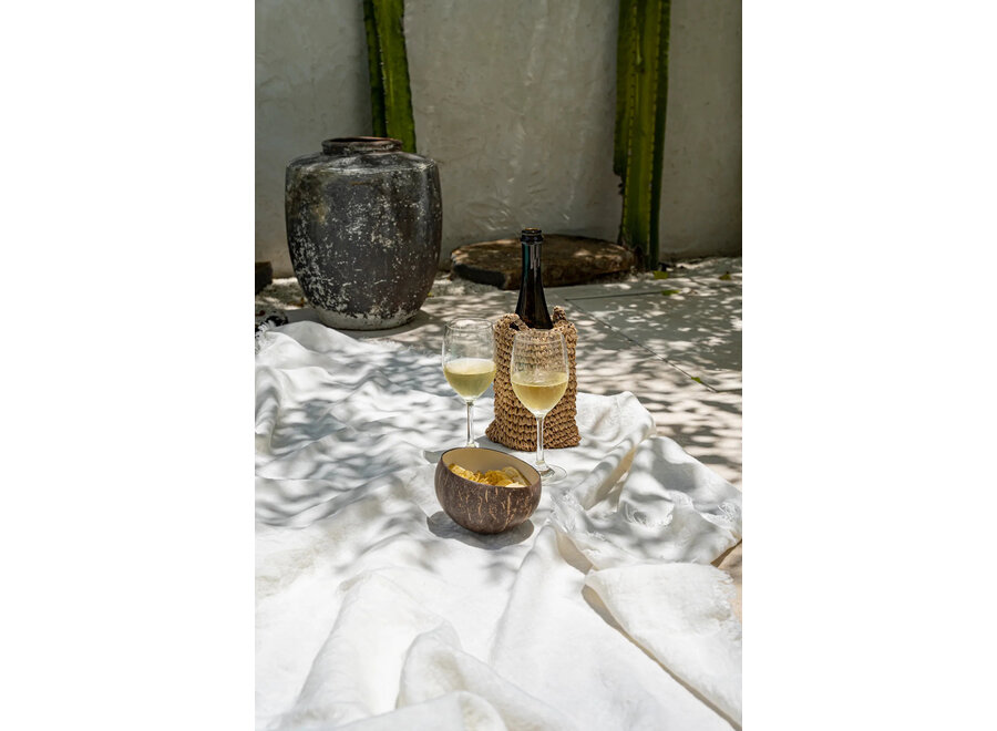 De Coco Food Kom - Naturel Wit