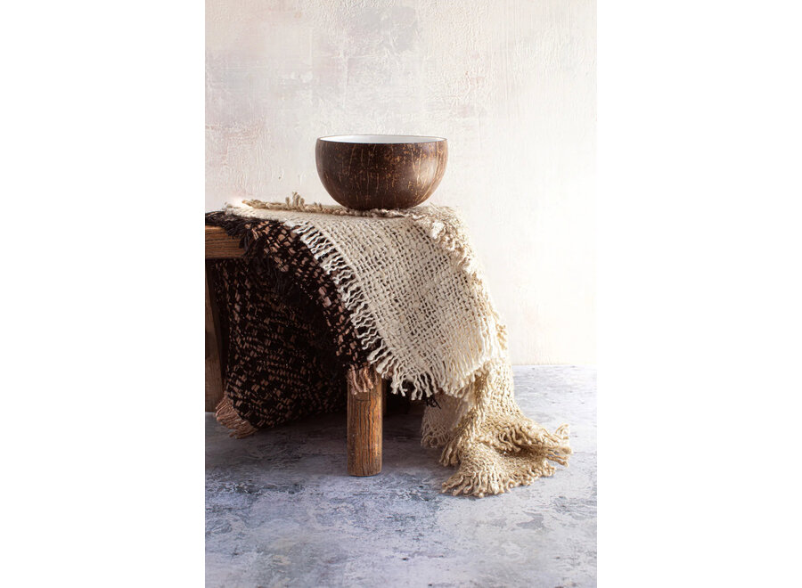 De Coco Food Kom - Naturel Wit