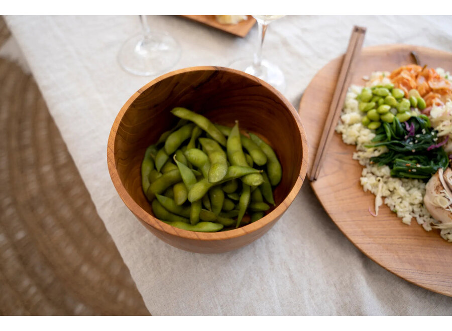 The Teak Root Salad Bowl - S