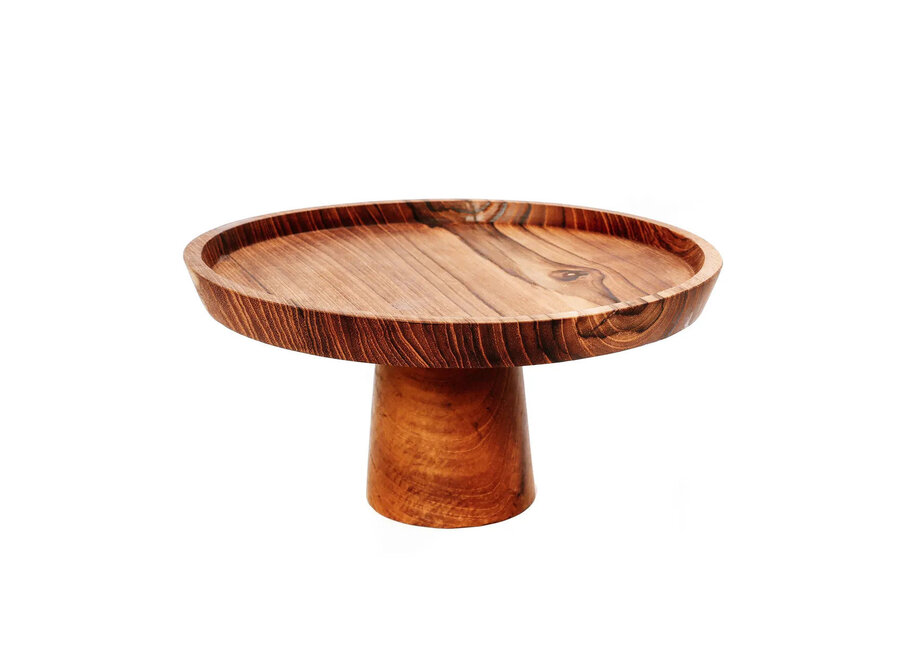 Das Teak Root Kuchenplateau - M