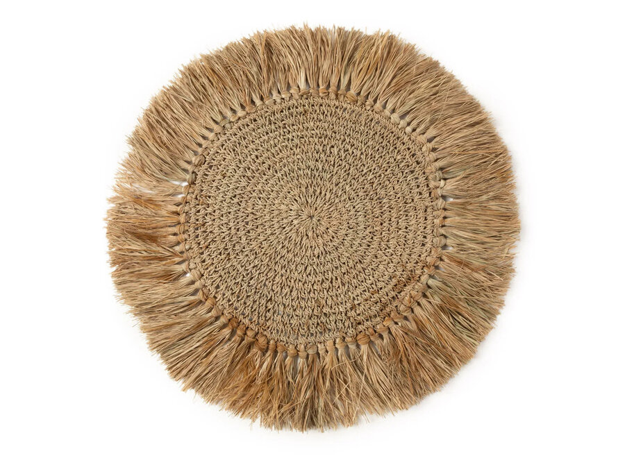Das Gehäkelte Raffia Platzdeckchen - Natur
