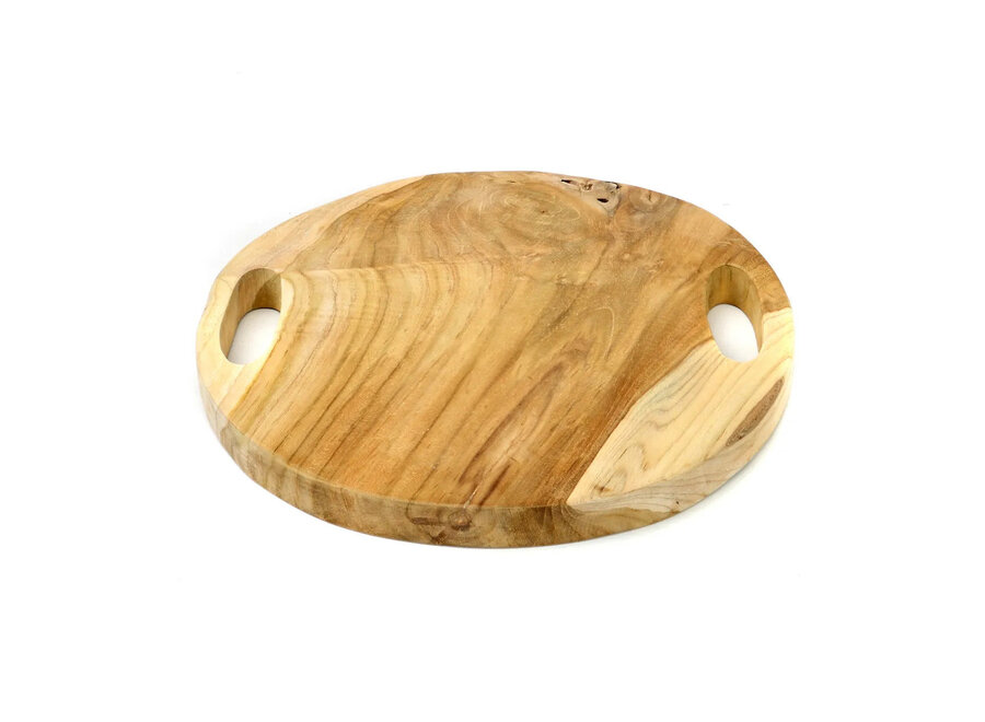 De Teak Root Snijplank - M