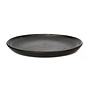 Der Gebrannte Classic Teller - Schwarz - L
