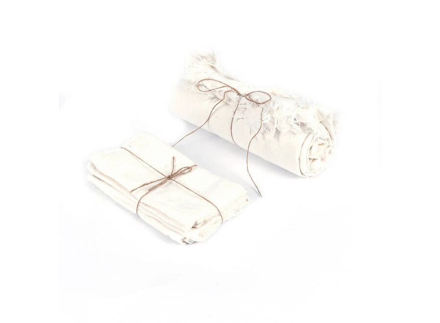 La Nappe En Lin - Blanc - 180x300