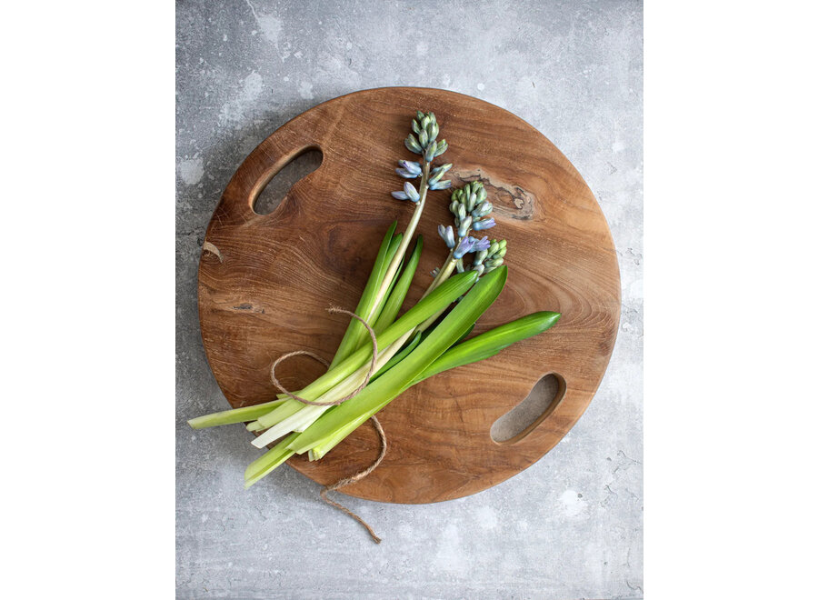 Le Plateau En Teak Root - Naturel - M