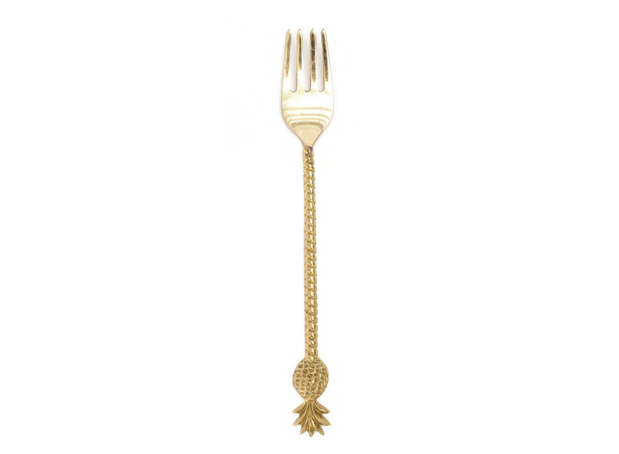 Die Ananas Gabel - Gold