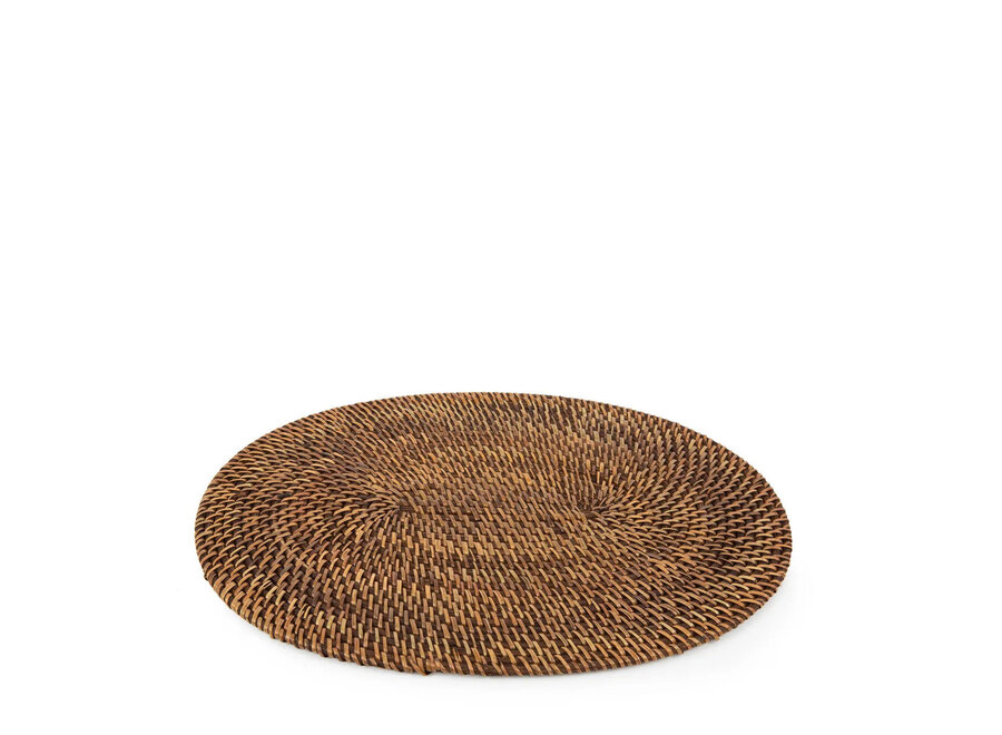 Das Ovale Tischset Im Kolonialstil - Naturbraun