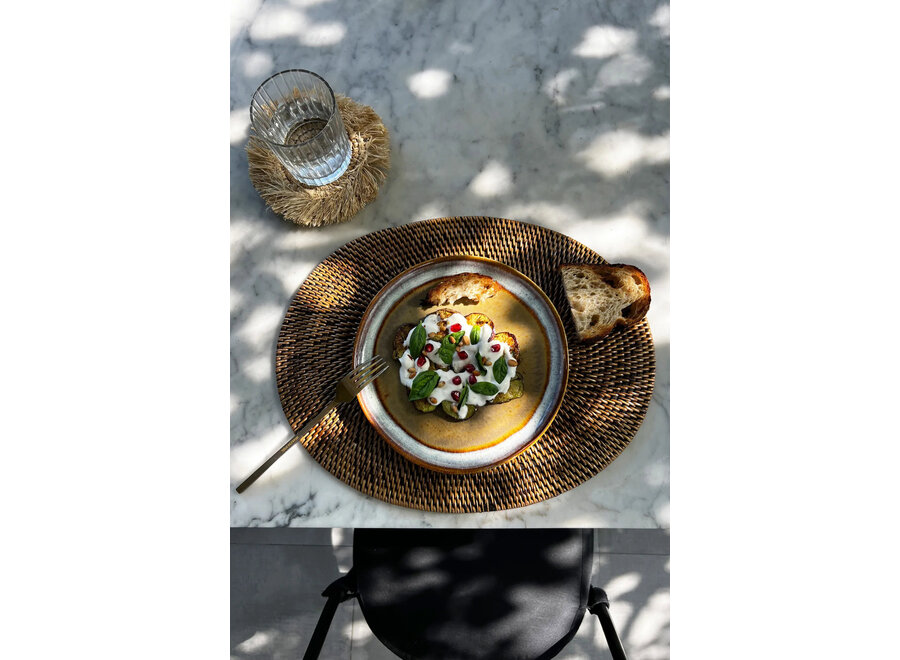 Das Ovale Tischset Im Kolonialstil - Naturbraun