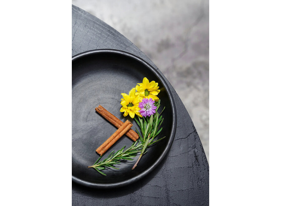 The Burned Classic Plate - Black - S