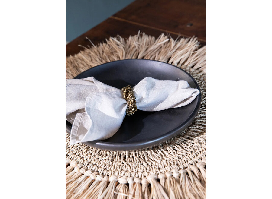 The Burned Classic Plate - Black - S