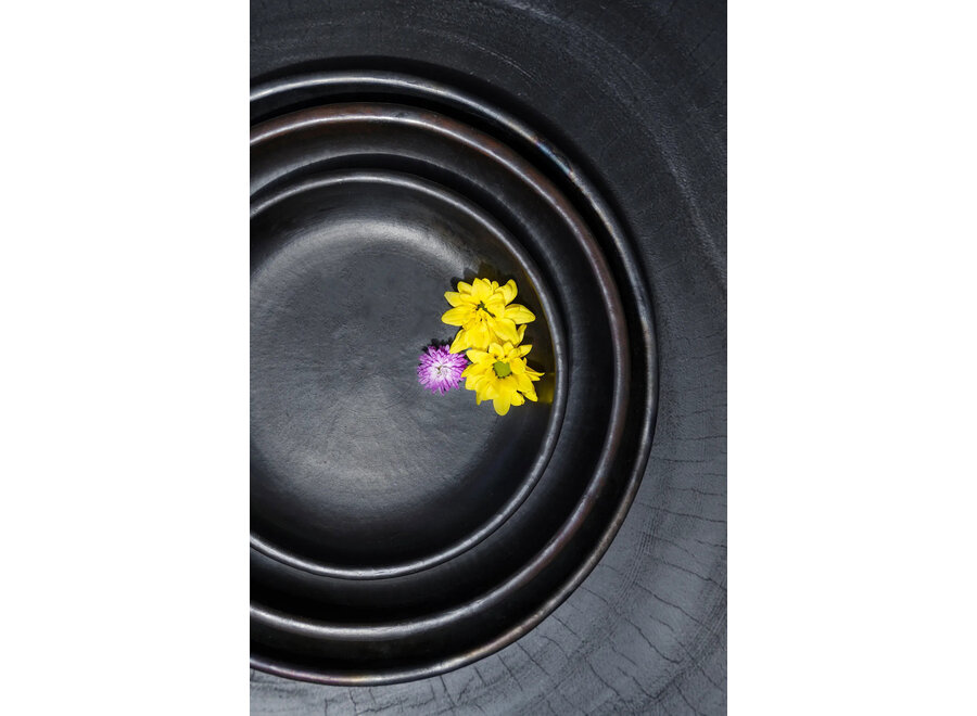 El Plato Clásico Quemado - Negro - S