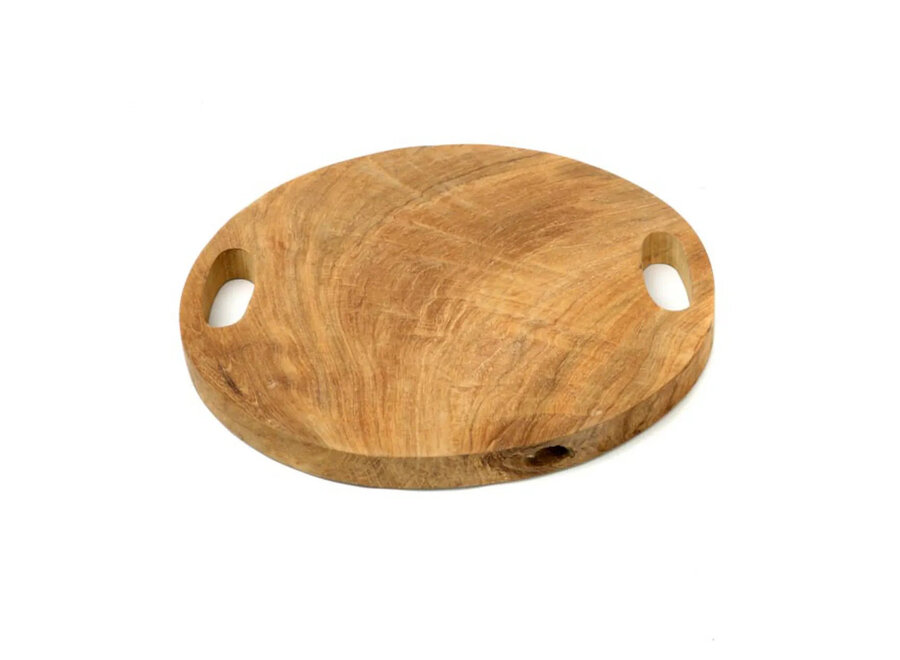 The Teak Root Tray - Natural - L