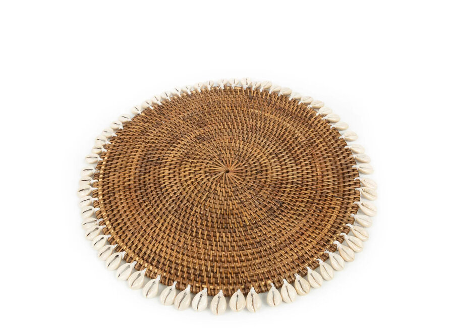 Das Colonial Shell Platzdeckchen - Natur Braun