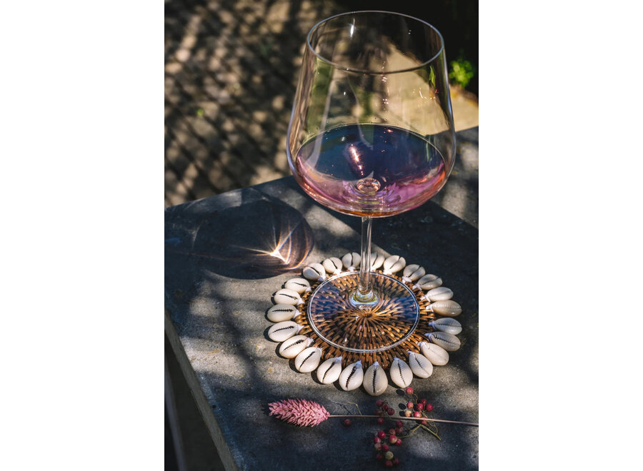 Le Sous-Verre Colonial Shell - Brun Naturel