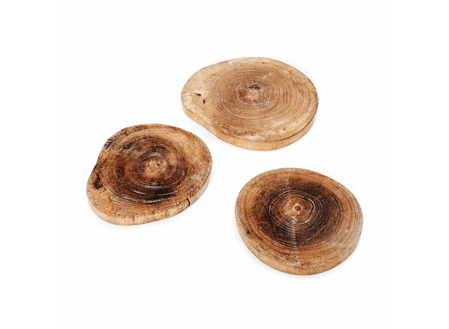 Der Teak-Root-Boho-Untersetzer