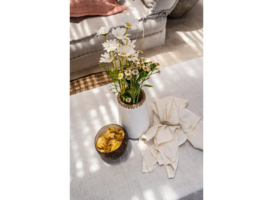 Le Vase Sneaky - Blanc Naturel - L