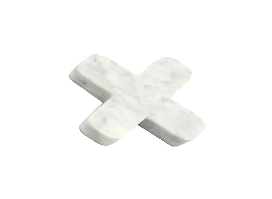 De Marmeren Pannenonderzetter - Wit