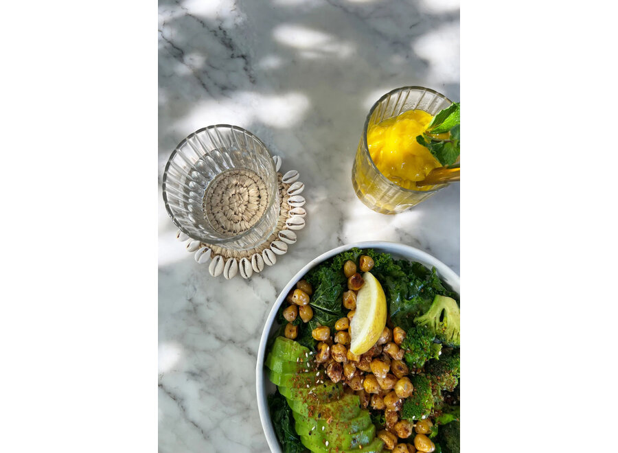 De Seagrass Shell Onderzetter - Naturel