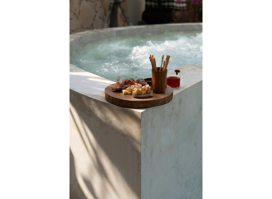 La Tazza In Radice Di Teak - Alta