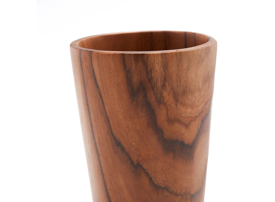 La Tazza In Radice Di Teak - Alta