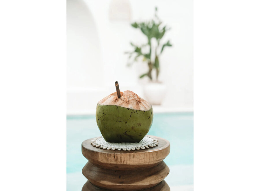 Posavasos De Concha De Mar - Blanco