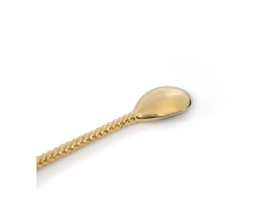 The Palm Tree Long Spoon - Gold