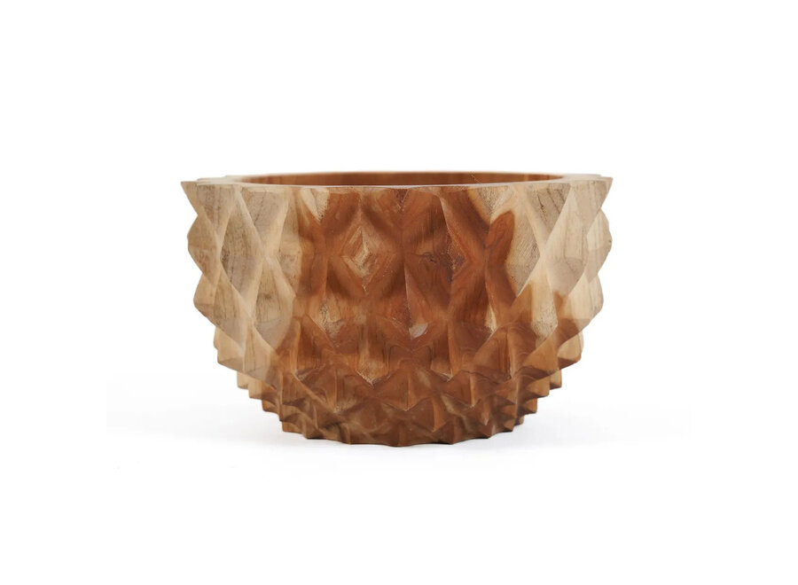Die Teak Root Durian Schale - S