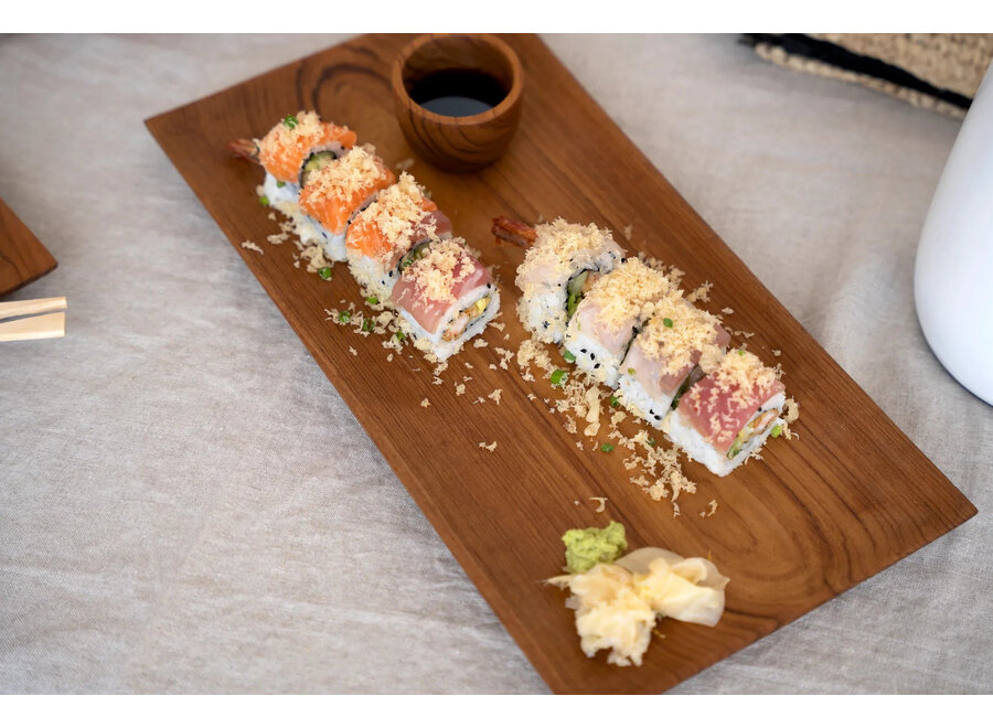 The Teak Root Sushi Plate - L