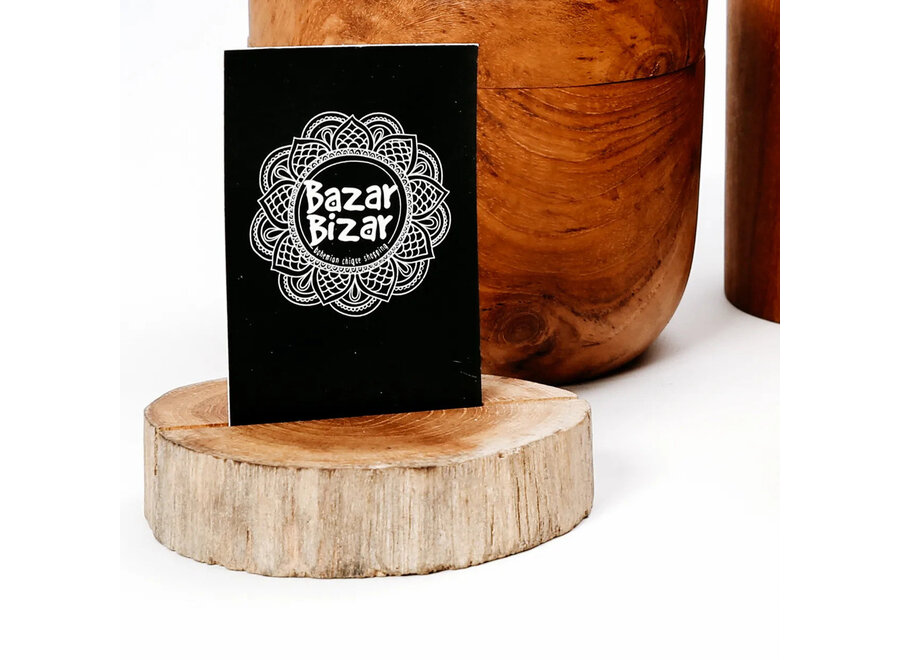 Il Portacarte Teak Root