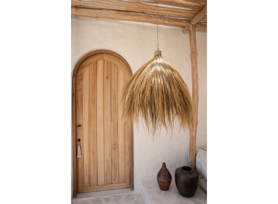 Die Rayung Hut Pendelleuchte - Natur - L