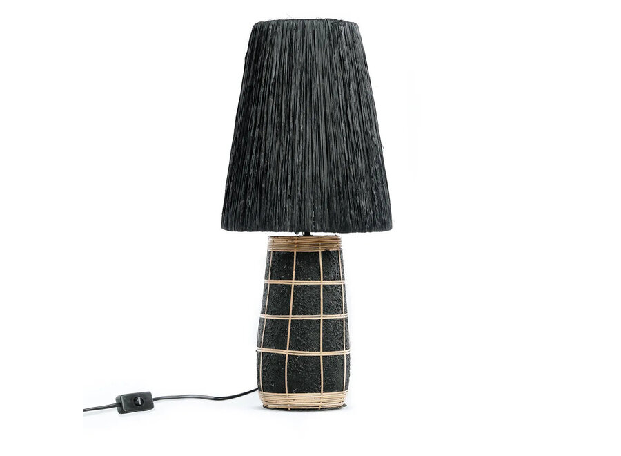 La Lámpara De Mesa Naxos - Negro Natural