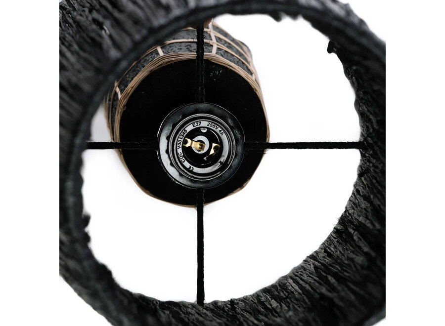 La Lámpara De Mesa Naxos - Negro Natural