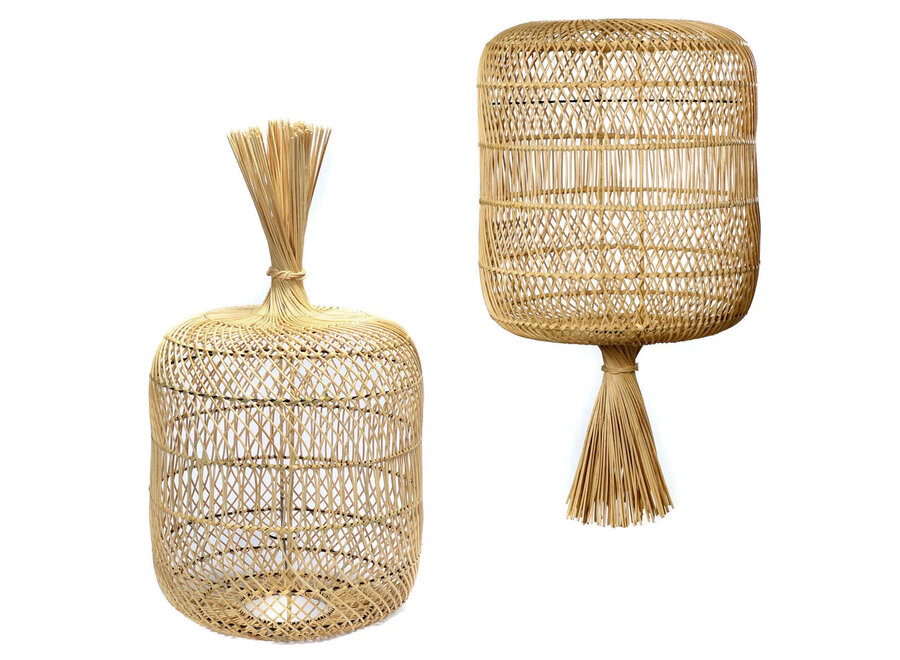 The Dumpling Floor Lamp - Pendant - Natural - L