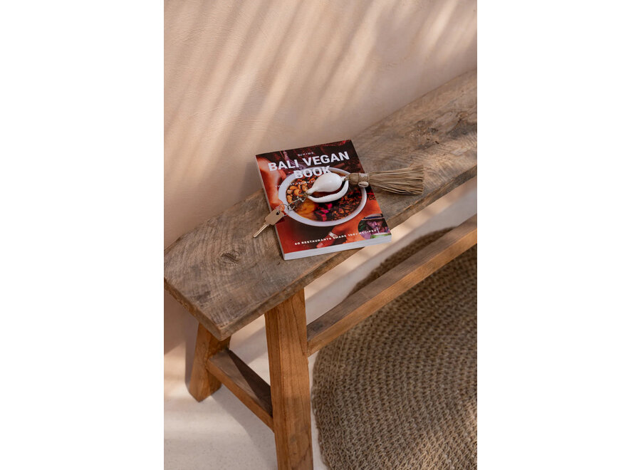 De Kubu Sleutelhanger - Wit Naturel