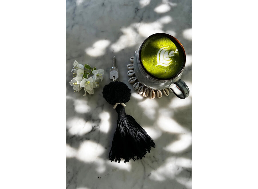 El Llavero Pompom - Negro