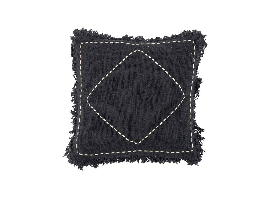 Housse De Coussin Kasbah - Noir Blanc