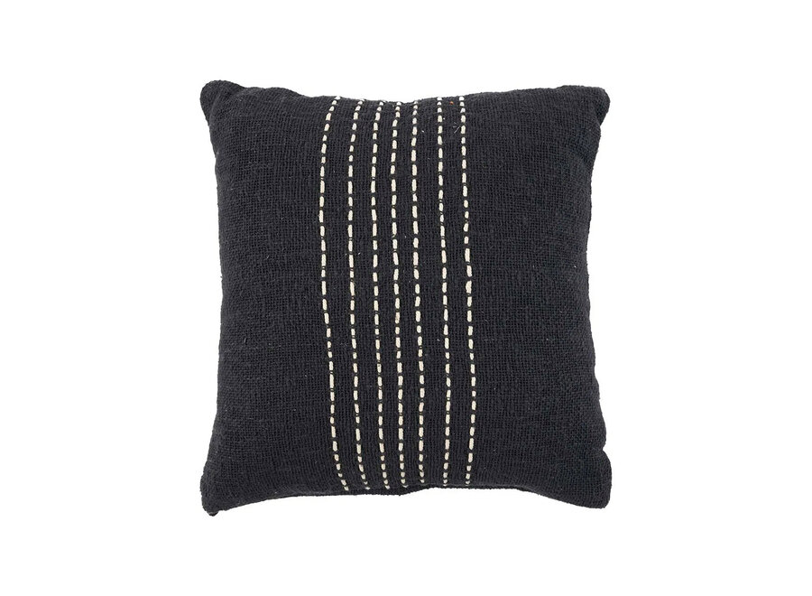 Housse de Coussin Drizle - Noir Blanc