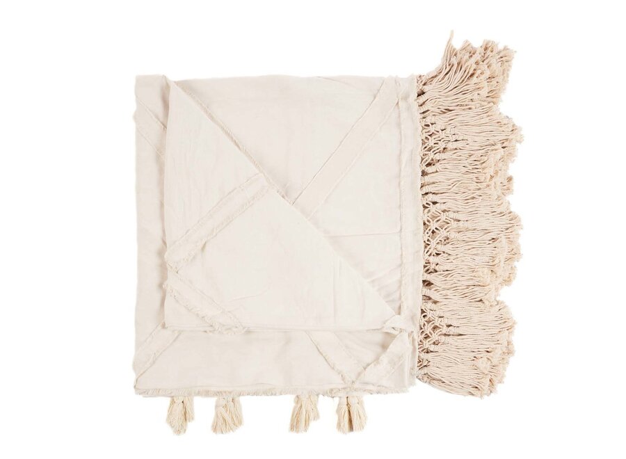 Manta para Cama Berber - Natural