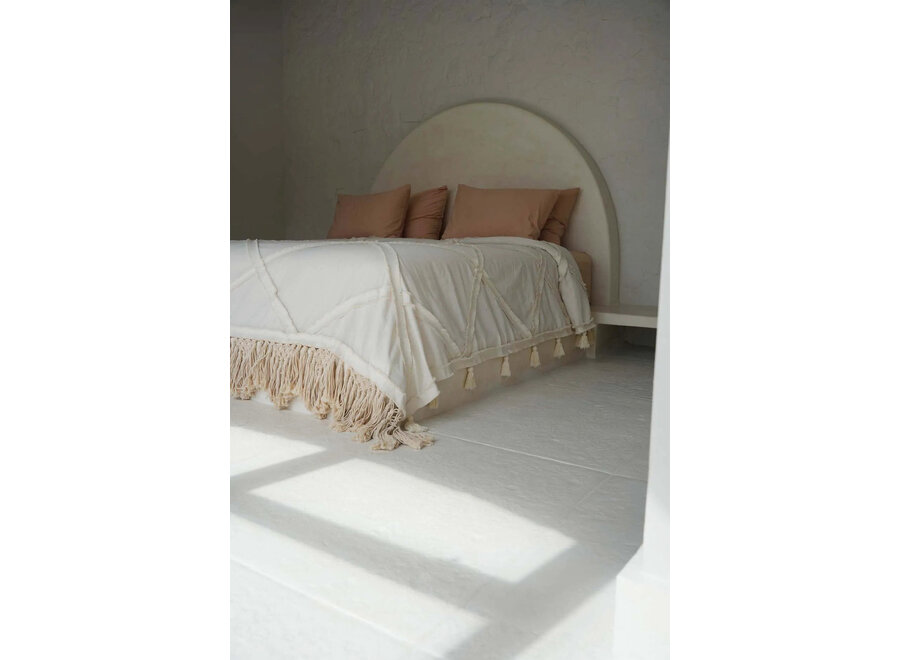The Berber Bed Throw - Natural